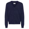 E1083 Blend Button Cardigan (Navy)
