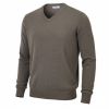 E1107 Rialto V-Neck Jumper (Stone)