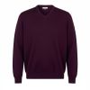 E1107 Rialto V-Neck Jumper (Maroon)