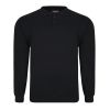E957 Espionage Knitted Polo Jumper (Black)