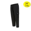 F1549XT Tall D555 Cargo Pocket Cuff Joggers (Black)
