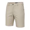 F1586 Ed Baxter Under Belly Fit Stretch Chino Shorts (Cream)