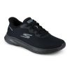 H1958 Skechers Slip-Ins Go Walk 8 Pate Trainers (Black)