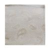 MWY311922 Paisley Poly Pocket Square (Beige)