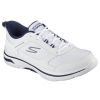 H1924 Skechers Go Walk Arch Fit 2.0 Seared Trainers (White/Navy)