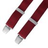 X1020 Wide Plain Braces up to 54" (Wine)