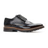 H1939 Base London Woburn Hi Shine Lace Up Shoe (Black)