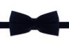 X020 Velvet Bow Tie (Navy)